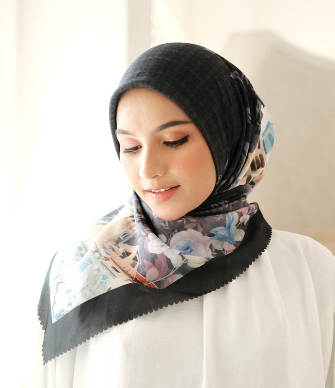 Hijab Printing Berbahan Voal Tryspan
